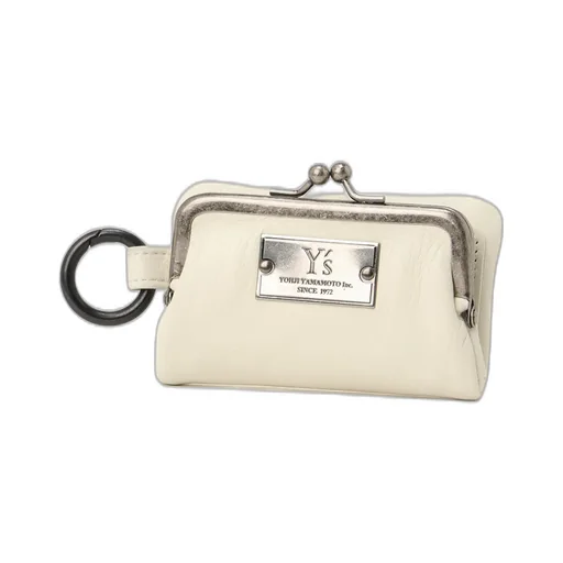 Semi-Glossy Leather Key Case W/ Metal Clasp