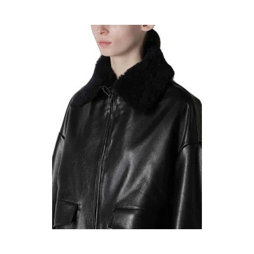 Cow Leater Blouson
