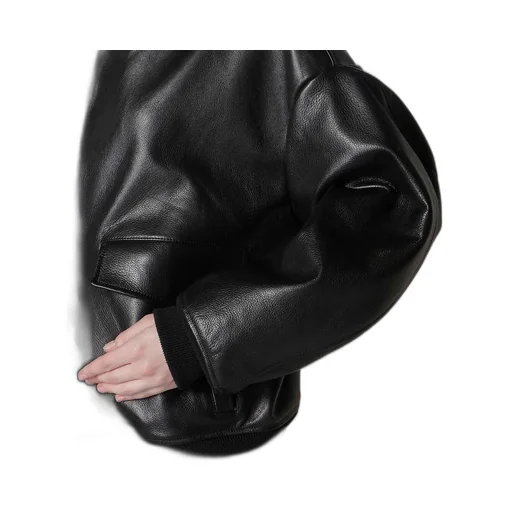 Cow Leater Blouson