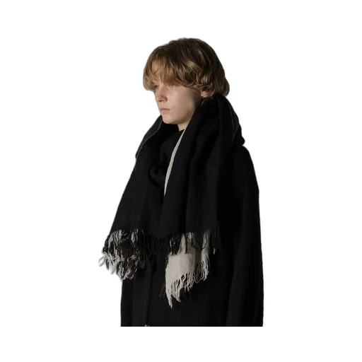 Three-Layered Wool Scarf