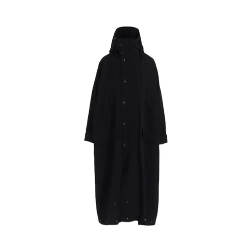 Wool Gabardine Military Coat