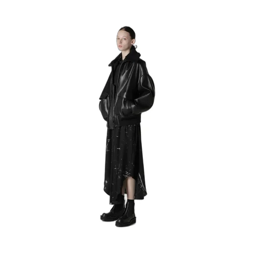 Cow Leater Blouson