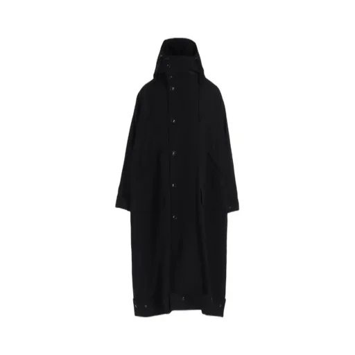 Wool Gabardine Military Coat