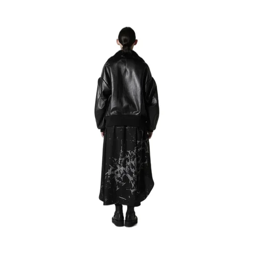 Cow Leater Blouson