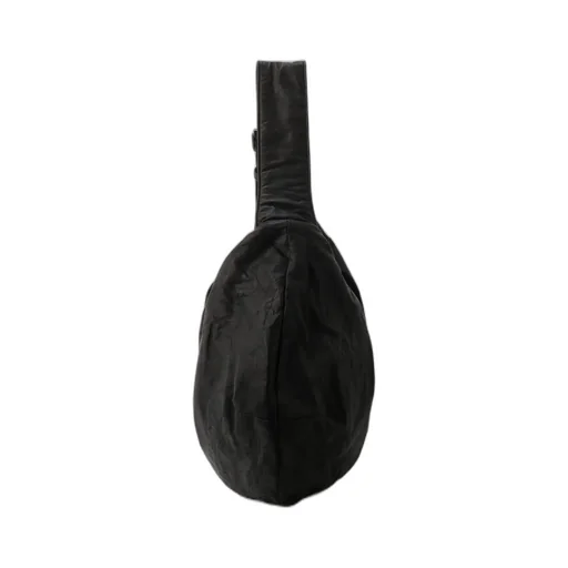 Soft Leather Gyoza-Style Bag