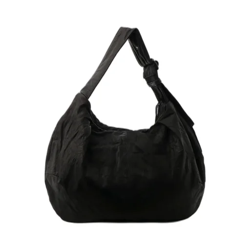 Soft Leather Gyoza-Style Bag