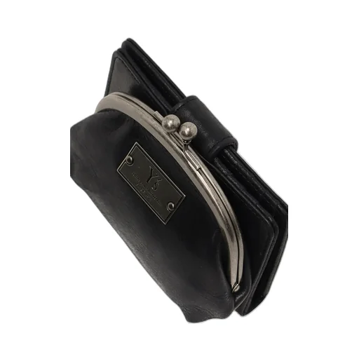 Leather Card Case W/ Metal Clasp