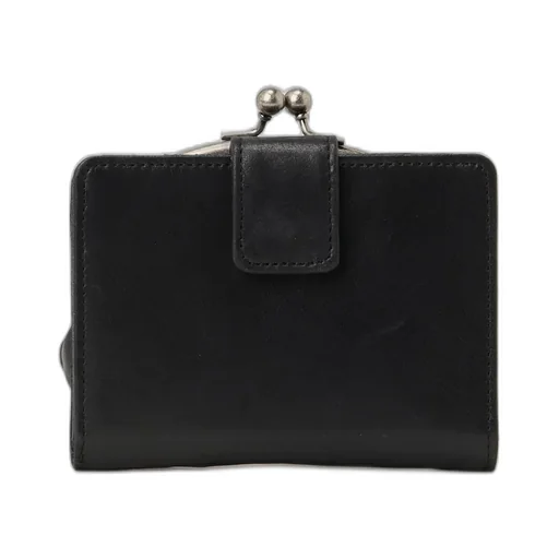 Leather Card Case W/ Metal Clasp