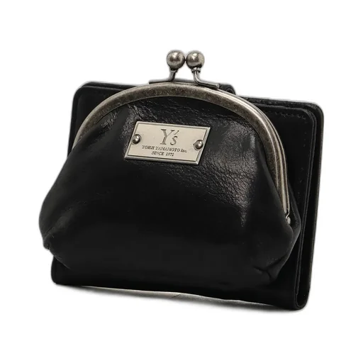 Leather Card Case W/ Metal Clasp