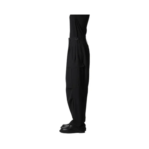 Wool Gabardine Cargo Pants