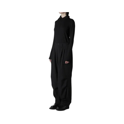Wool Gabardine Cargo Pants