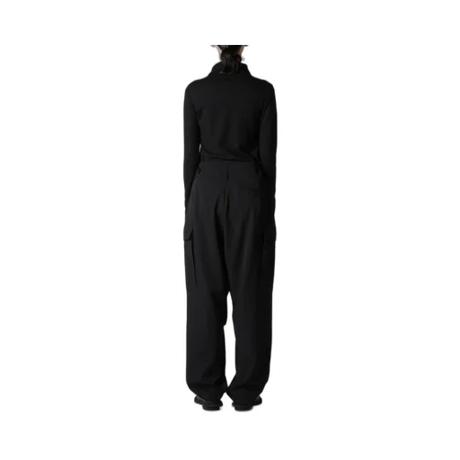 Wool Gabardine Cargo Pants