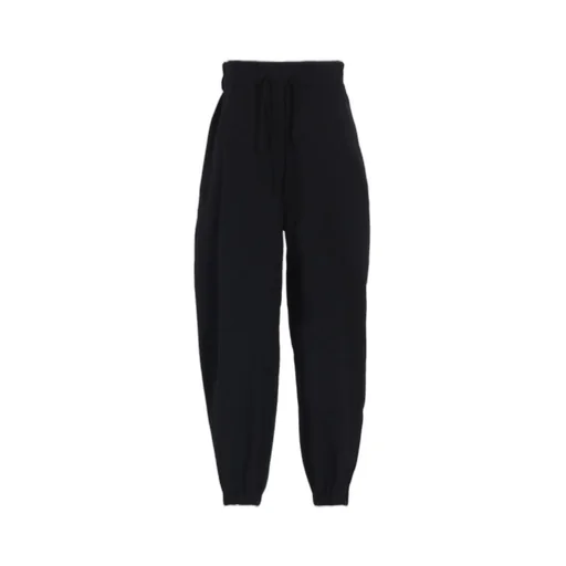Wool Gabardine Elastic Waist/Hem Pants