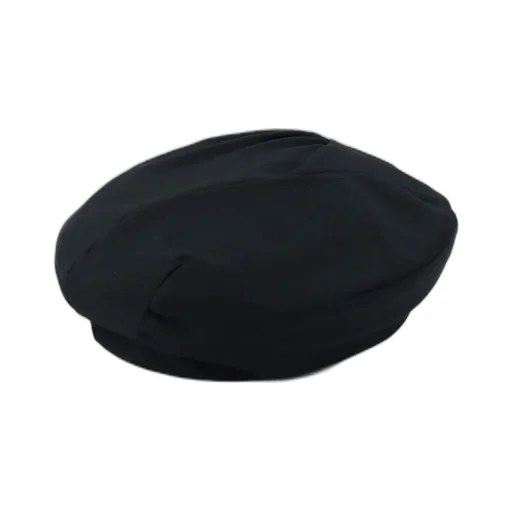 Wool Gabardine Dart Beret