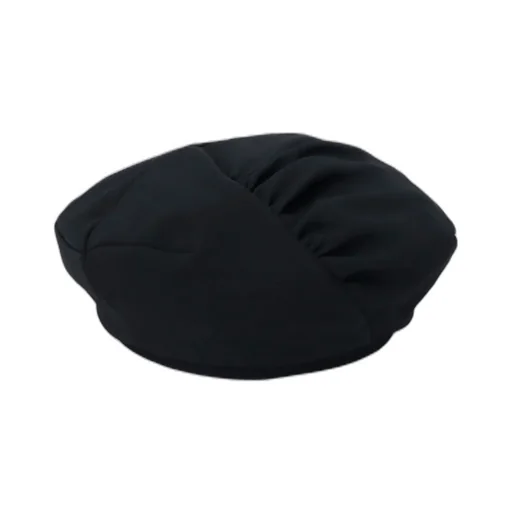 Wool Gabardine Dart Beret