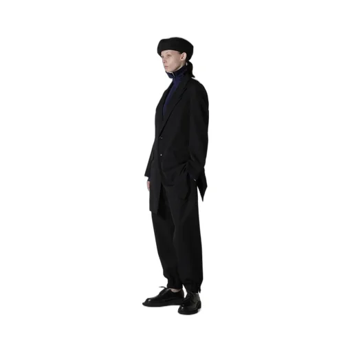 Wool Gabardine Dart Beret