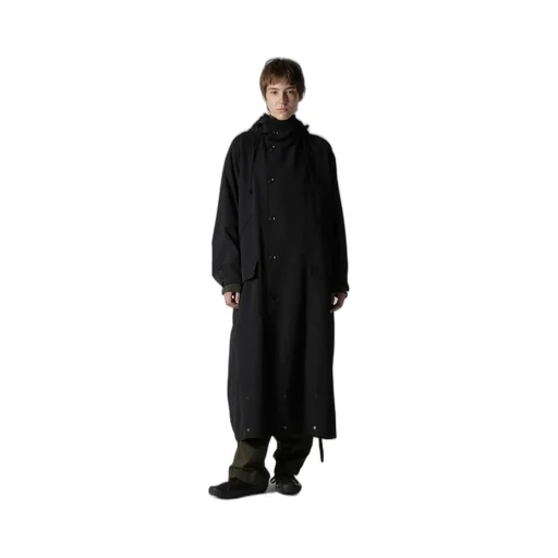 Wool Gabardine Military Coat