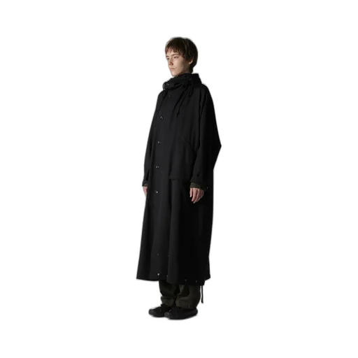 Wool Gabardine Military Coat