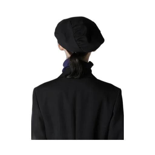 Wool Gabardine Dart Beret