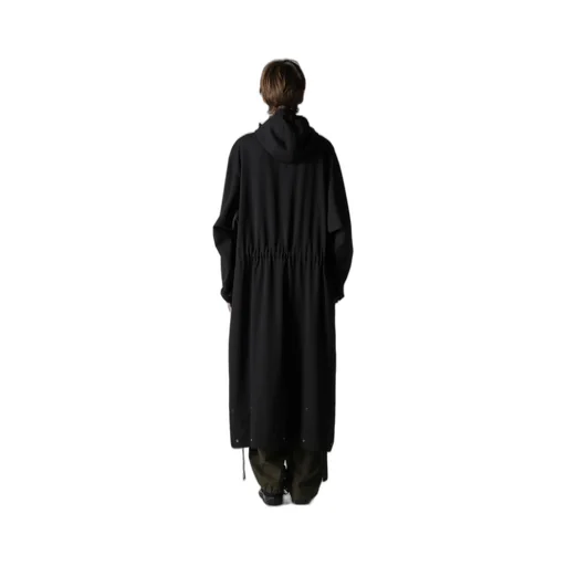 Wool Gabardine Military Coat