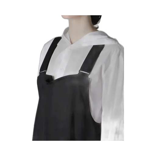 Wool Gabardine Overalls Dress