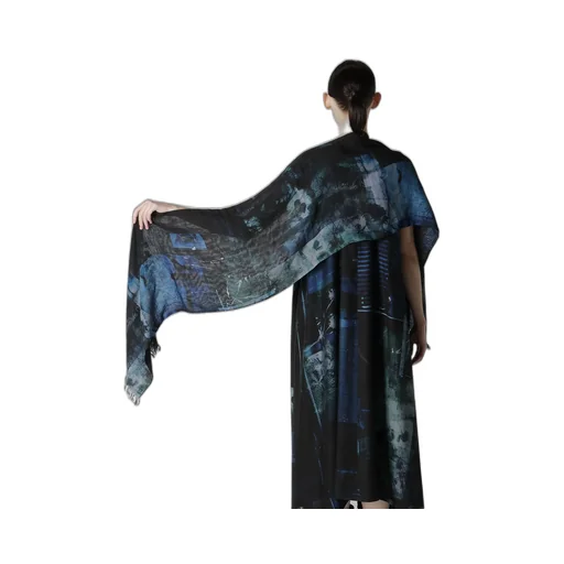 Filagen Flower Print Scarf