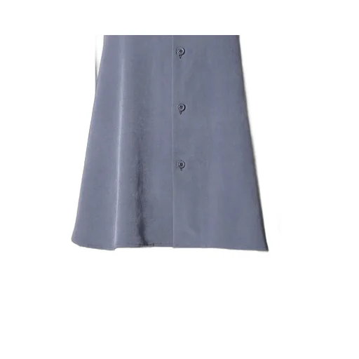 Crepe De Chine Stand Cape Blouse