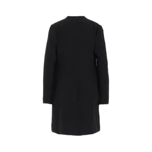 Crepe De Chine Collarless Jacket