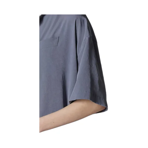 Crepe De Chine Half Sleeve Box Shirt Dress