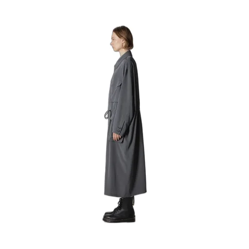 Crepe De Chine 4-Pocket Long Dress