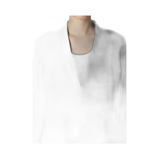Crepe De Chine Collarless Jacket