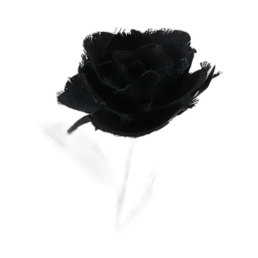 Fabric Flower - Wool Gabardine Rose