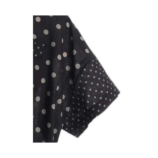 60/- Cotton Lawn Dot Print Box Blouse