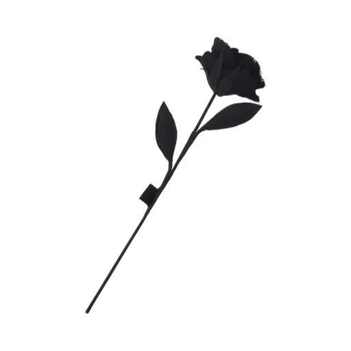 Fabric Flower - Wool Gabardine Rose