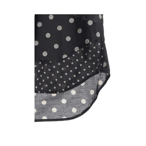 60/- Cotton Lawn Dot Print Half Sleeve Blouse