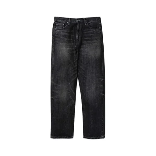 Washed Denim Dp Basic Pants