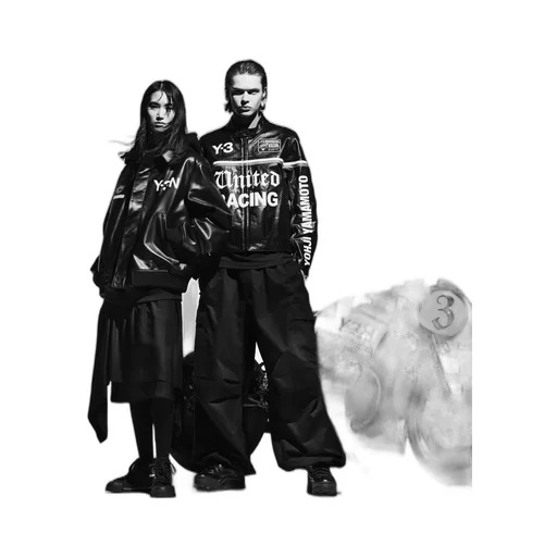 Y-3 Nbhd Leather Bomber Jacket
