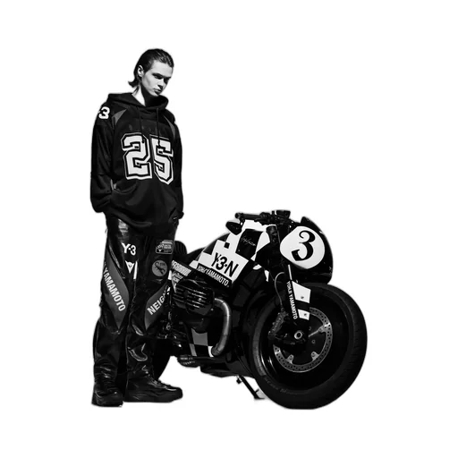 Y-3 Nbhd Moto Leather Pants