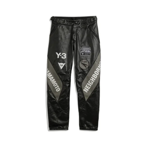Y-3 Nbhd Moto Leather Pants