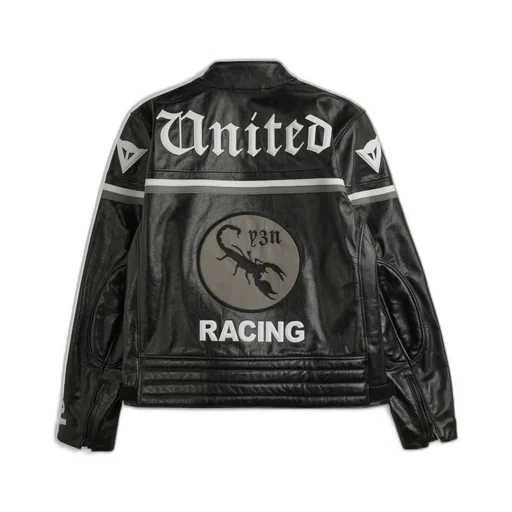 Y-3 Nbhd Leather Racer Jacket