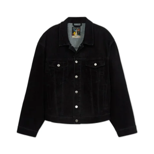 Washed Doves Sueded Denim Top