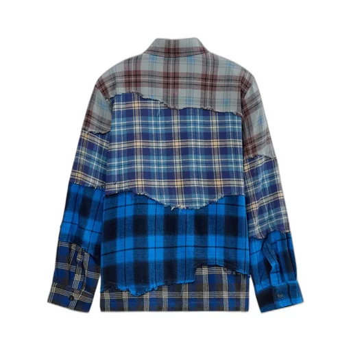 Face Patchworked Flannel