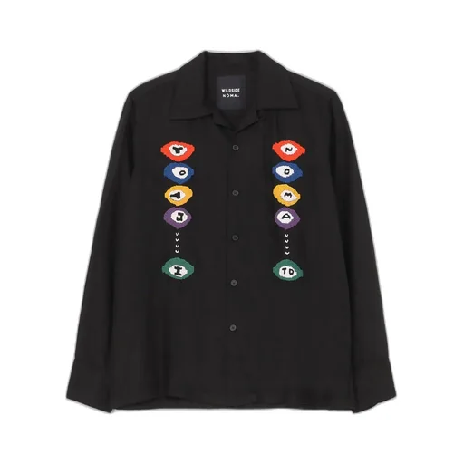 Wildside × Noma T.D. Billiards Hand Embroidery Ls Shirt