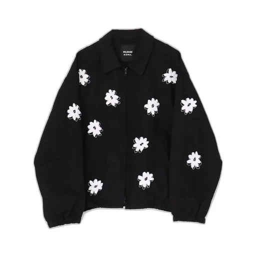 Wildside × Noma T.D. Floral Hand Embroidery Denim Blouson