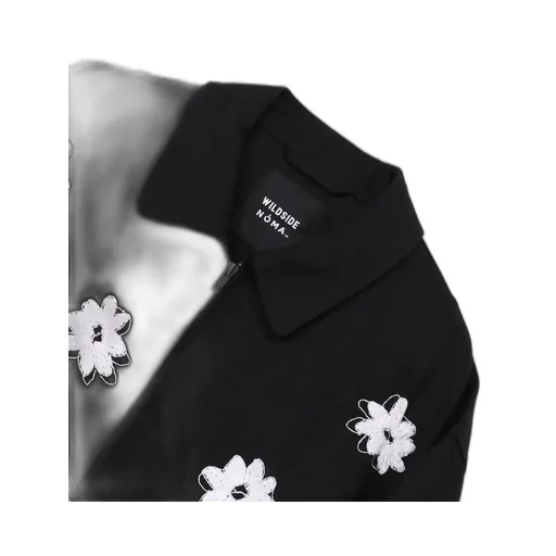 Wildside × Noma T.D. Floral Hand Embroidery Denim Blouson