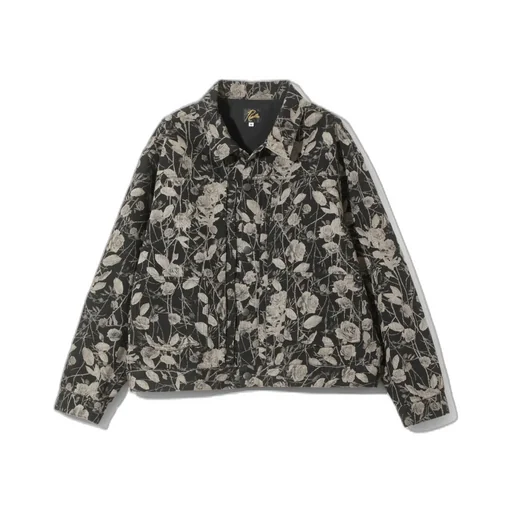M.W. Jean Jkt - 13Oz Denim/Rose Print