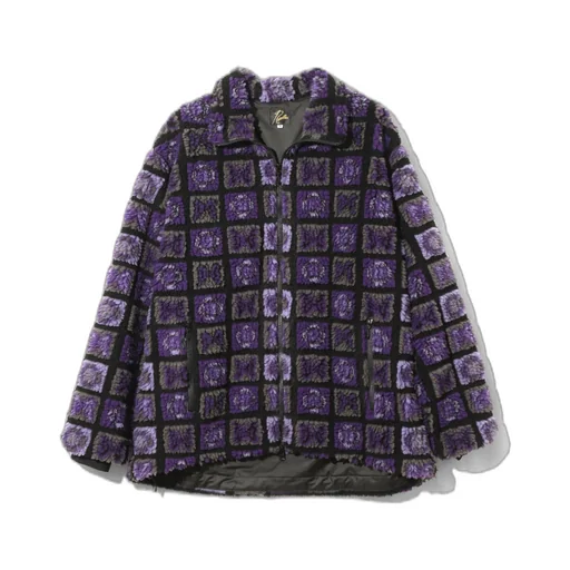 Fur Jacket - Papillon Plaid Pile