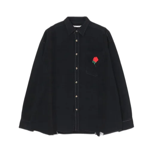 Wildside×Rebuild By Needles Flannel 7Cut Wide Shirt