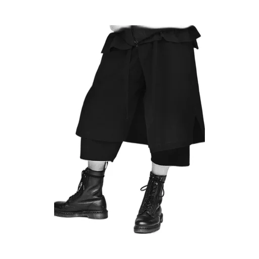 Wildside × Minedenim F.Black Denim Wrap Pants