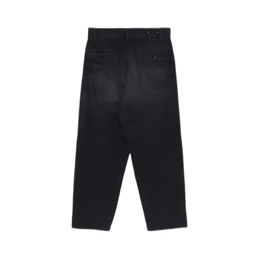 Wildside×Minedenim Black Denim Wide Work Pants